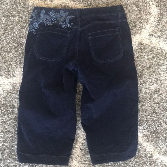 Athleta Pants - Athleta Navy Embroidered Pants Women’s 4